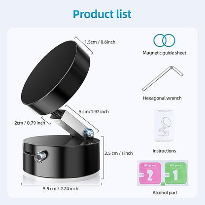 “Universal Magnetic Phone Holder – Compact Power for Every Place”