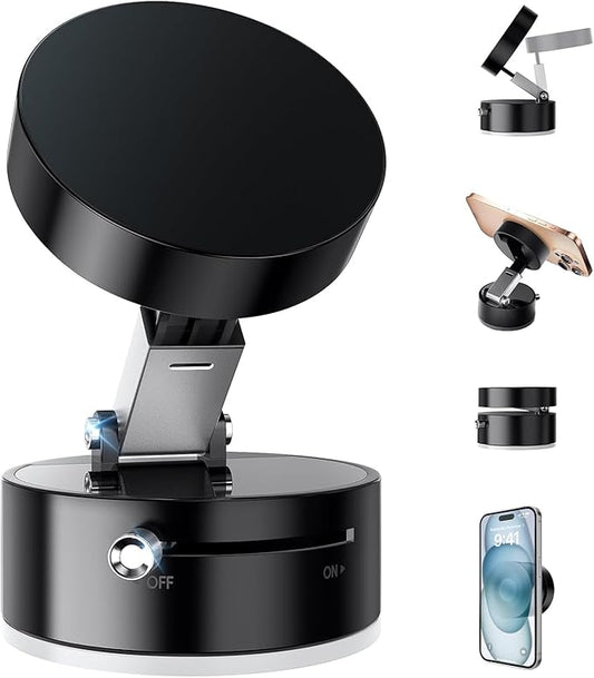 “Universal Magnetic Phone Holder – Compact Power for Every Place”
