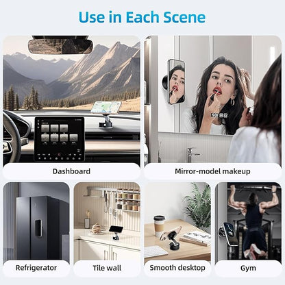 “Universal Magnetic Phone Holder – Compact Power for Every Place”