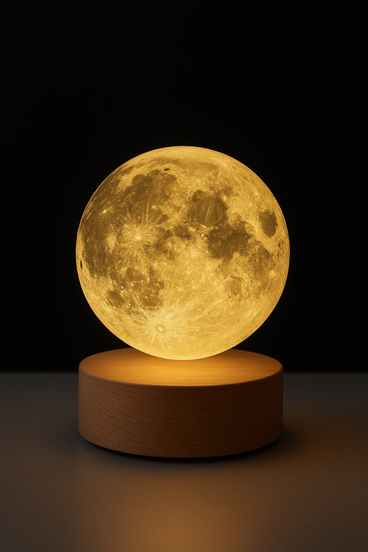 Glass Lamp 3D Ball Astronomy Night Lamp with Base for Living Room Ornament Solar System Fantasy Decoration LED Colorful Lighting Touch Base Moon Light (dolphin)